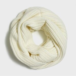 J. Crew Solid Super Soft Scarf Ivory / Cream Color Ribbed New BNIB K4388 $98